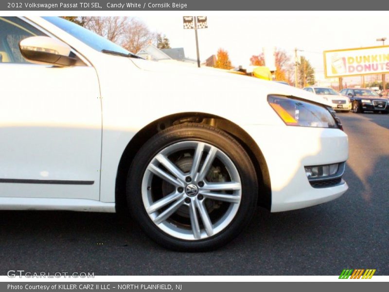 Candy White / Cornsilk Beige 2012 Volkswagen Passat TDI SEL