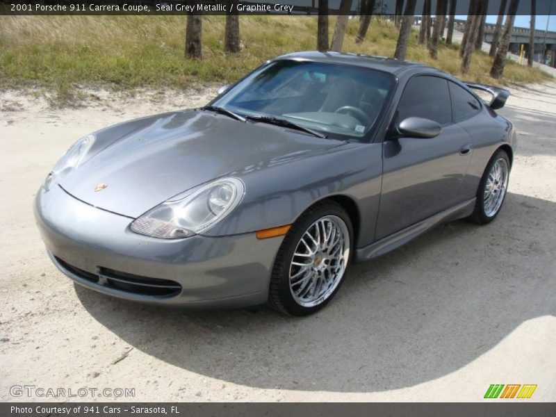 Seal Grey Metallic / Graphite Grey 2001 Porsche 911 Carrera Coupe