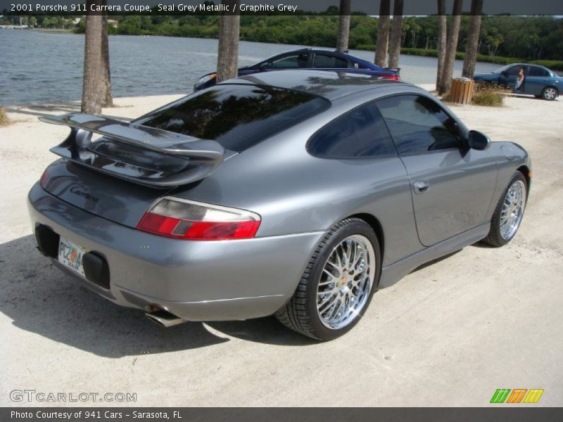 Seal Grey Metallic / Graphite Grey 2001 Porsche 911 Carrera Coupe