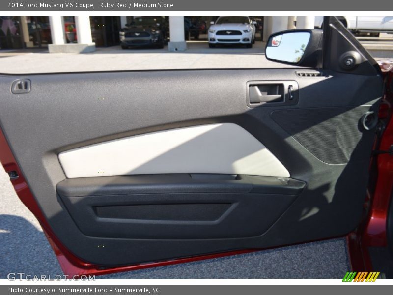 Ruby Red / Medium Stone 2014 Ford Mustang V6 Coupe