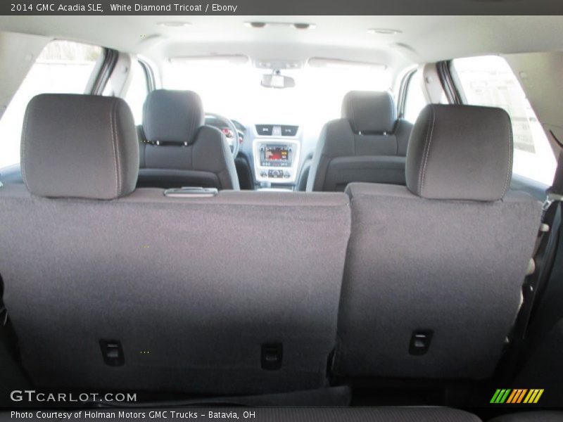 White Diamond Tricoat / Ebony 2014 GMC Acadia SLE