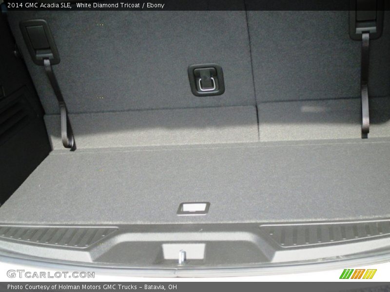 White Diamond Tricoat / Ebony 2014 GMC Acadia SLE