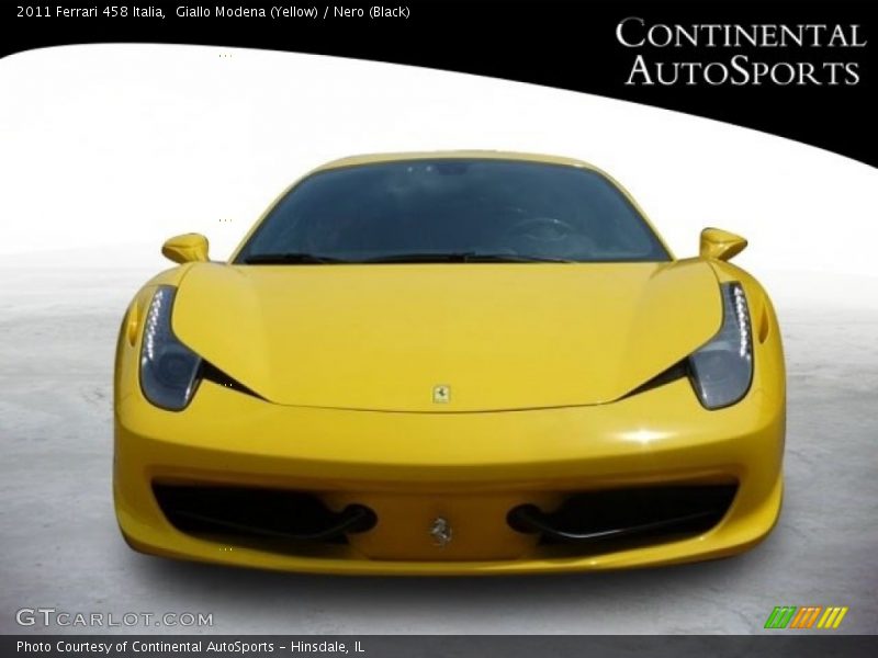 Giallo Modena (Yellow) / Nero (Black) 2011 Ferrari 458 Italia