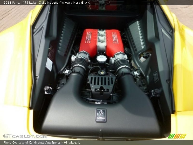 Giallo Modena (Yellow) / Nero (Black) 2011 Ferrari 458 Italia