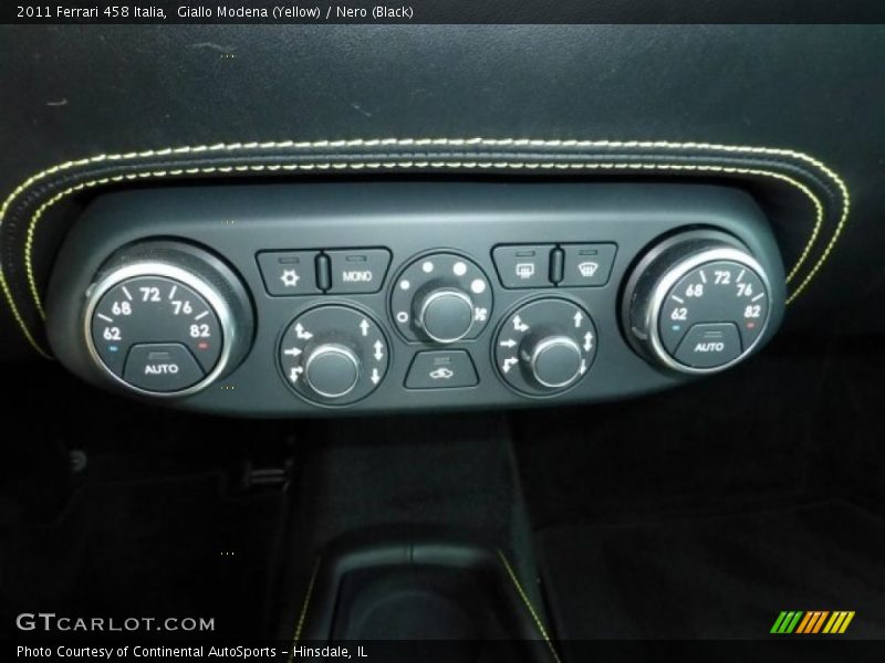 Controls of 2011 458 Italia