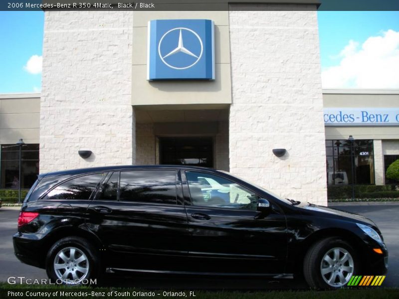 Black / Black 2006 Mercedes-Benz R 350 4Matic