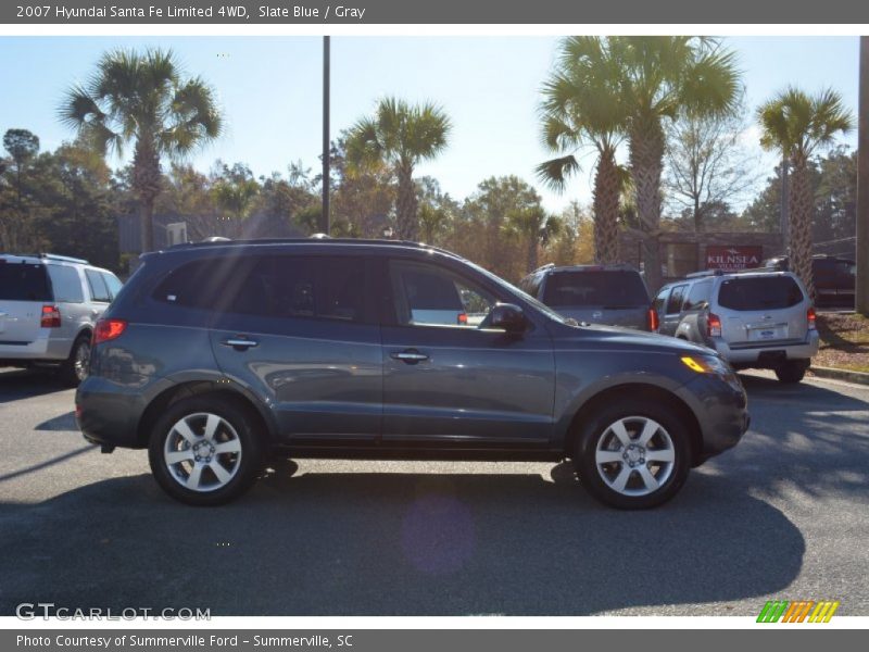 Slate Blue / Gray 2007 Hyundai Santa Fe Limited 4WD