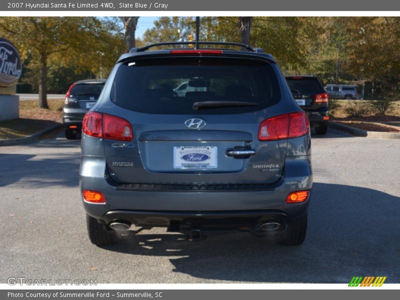 Slate Blue / Gray 2007 Hyundai Santa Fe Limited 4WD