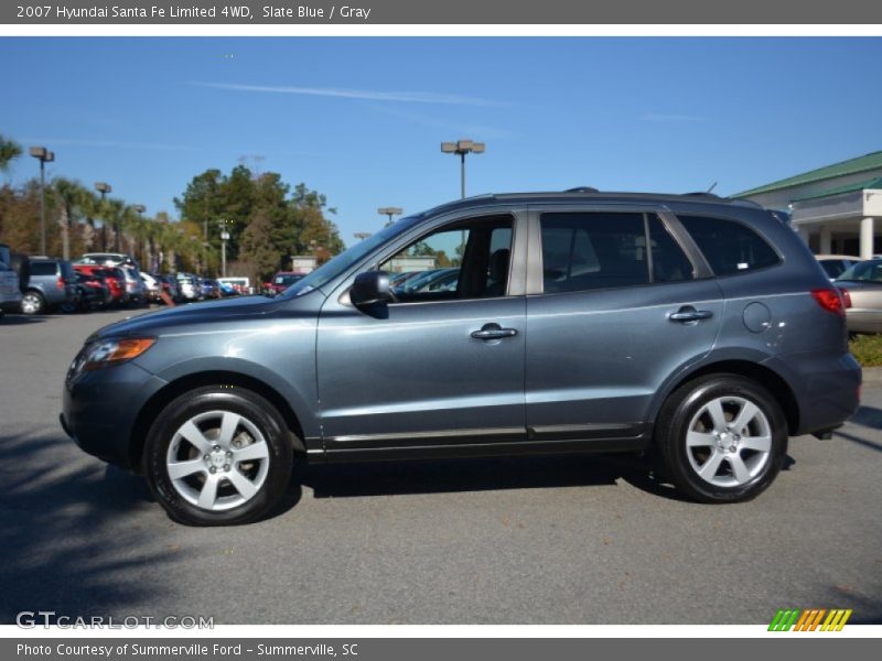 Slate Blue / Gray 2007 Hyundai Santa Fe Limited 4WD
