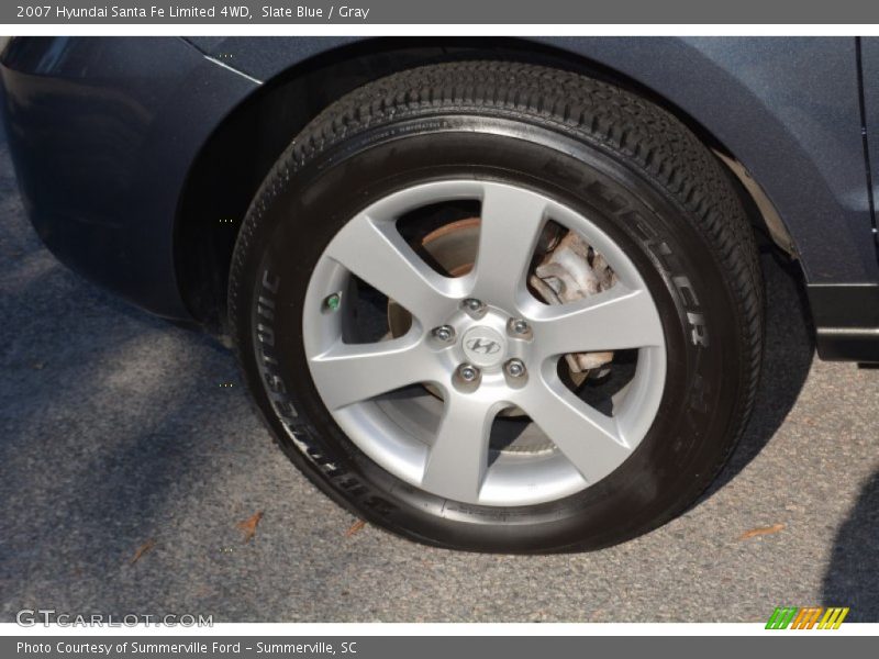 Slate Blue / Gray 2007 Hyundai Santa Fe Limited 4WD