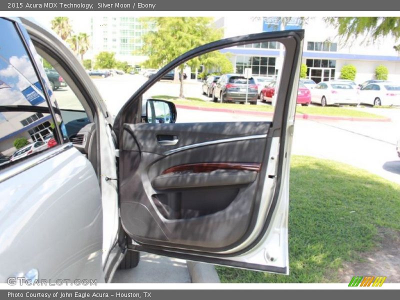 Silver Moon / Ebony 2015 Acura MDX Technology