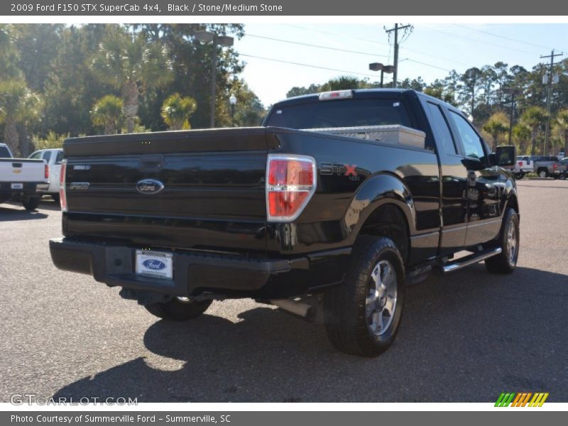 Black / Stone/Medium Stone 2009 Ford F150 STX SuperCab 4x4