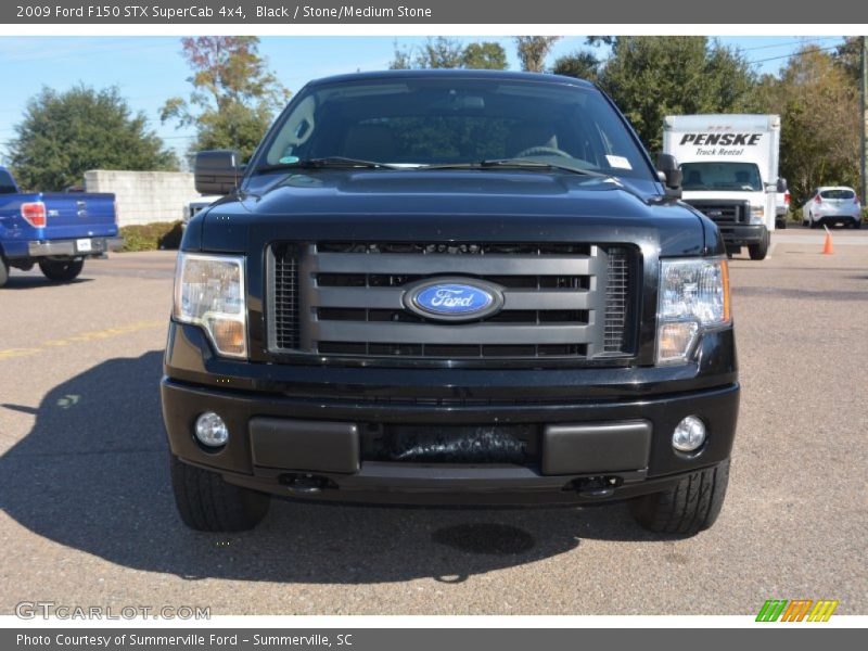 Black / Stone/Medium Stone 2009 Ford F150 STX SuperCab 4x4