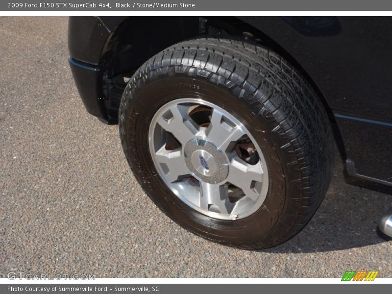 Black / Stone/Medium Stone 2009 Ford F150 STX SuperCab 4x4