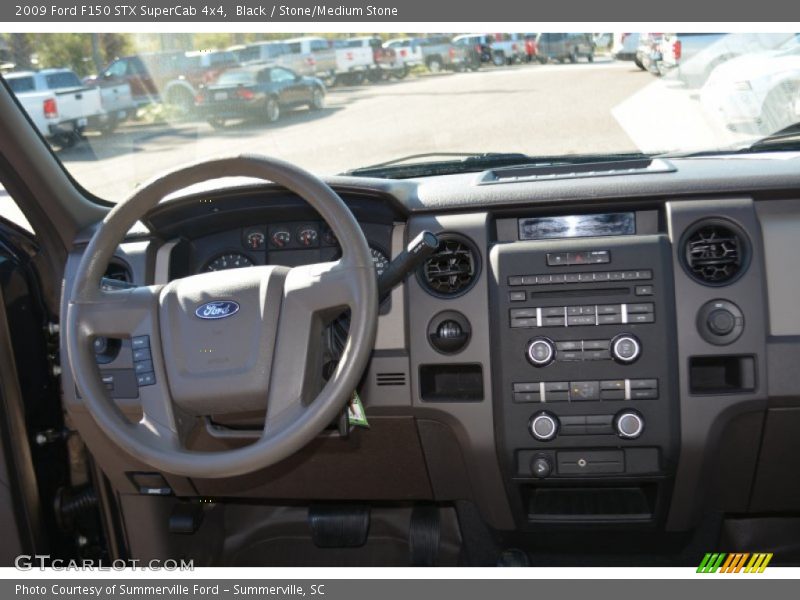 Black / Stone/Medium Stone 2009 Ford F150 STX SuperCab 4x4