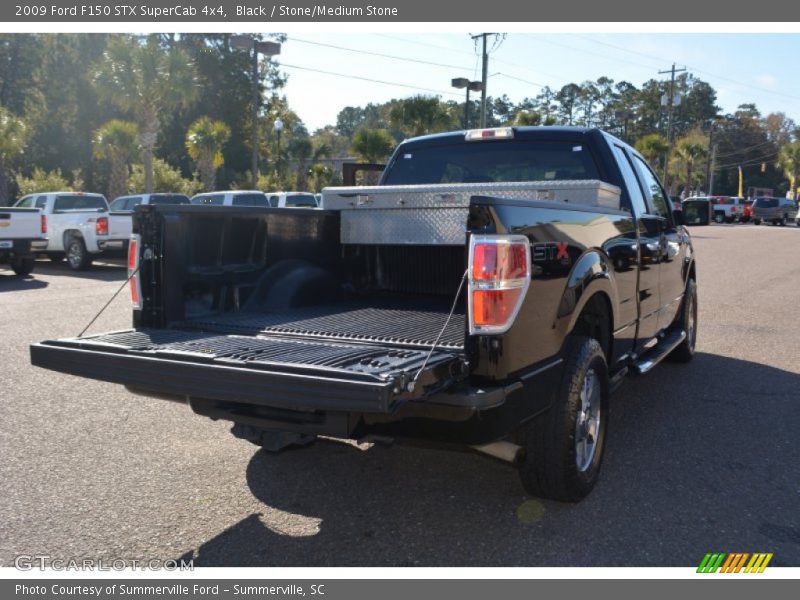 Black / Stone/Medium Stone 2009 Ford F150 STX SuperCab 4x4