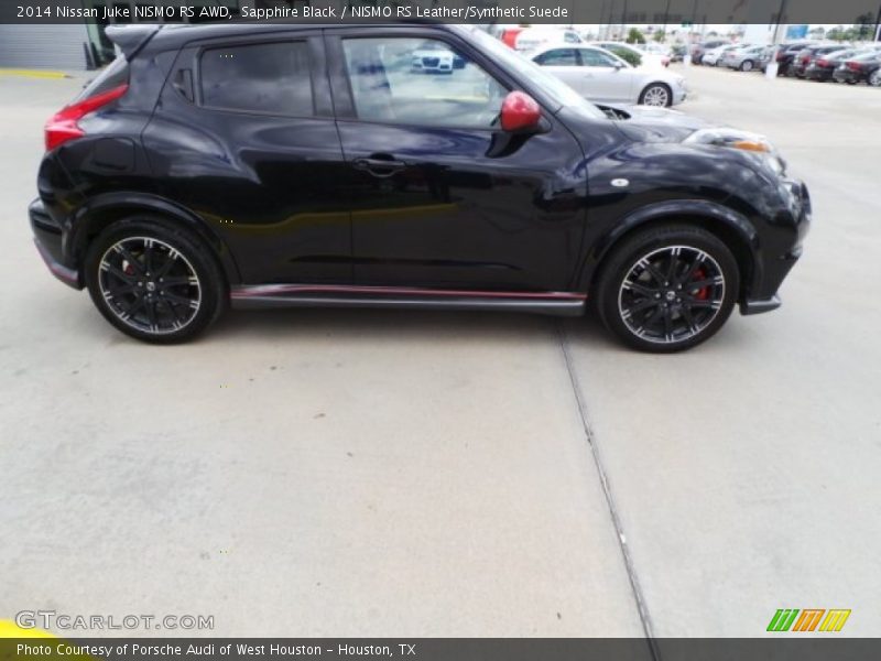 Sapphire Black / NISMO RS Leather/Synthetic Suede 2014 Nissan Juke NISMO RS AWD