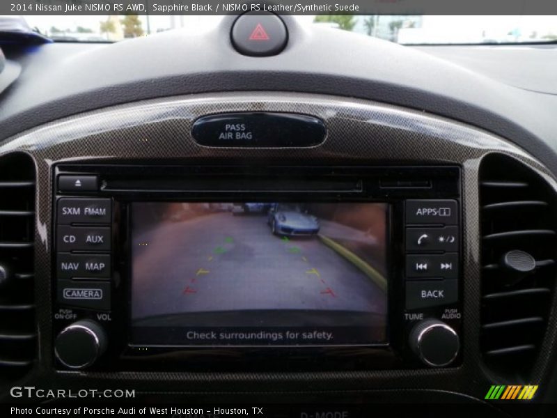Sapphire Black / NISMO RS Leather/Synthetic Suede 2014 Nissan Juke NISMO RS AWD