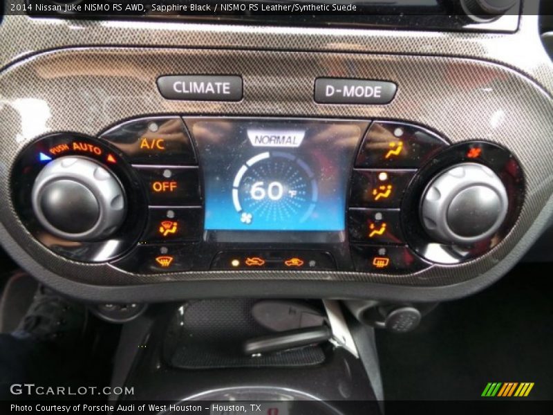 Controls of 2014 Juke NISMO RS AWD