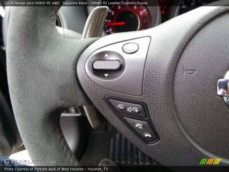 Sapphire Black / NISMO RS Leather/Synthetic Suede 2014 Nissan Juke NISMO RS AWD