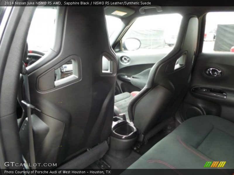 Sapphire Black / NISMO RS Leather/Synthetic Suede 2014 Nissan Juke NISMO RS AWD