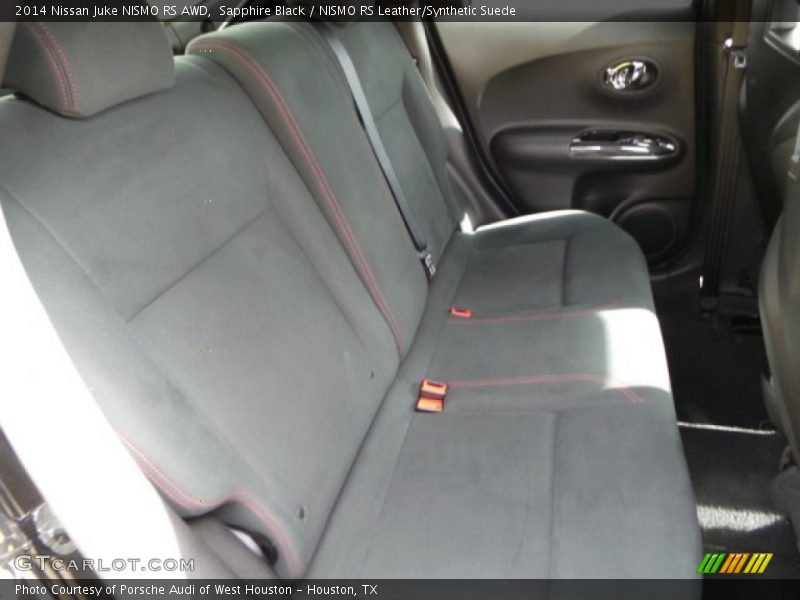 Sapphire Black / NISMO RS Leather/Synthetic Suede 2014 Nissan Juke NISMO RS AWD
