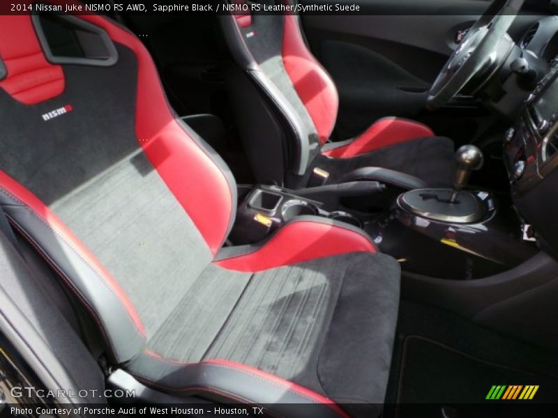 Sapphire Black / NISMO RS Leather/Synthetic Suede 2014 Nissan Juke NISMO RS AWD