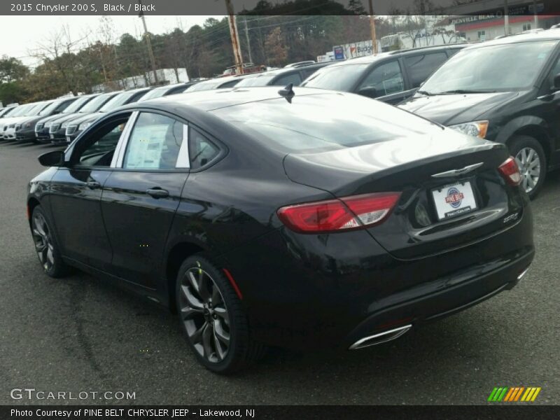 Black / Black 2015 Chrysler 200 S