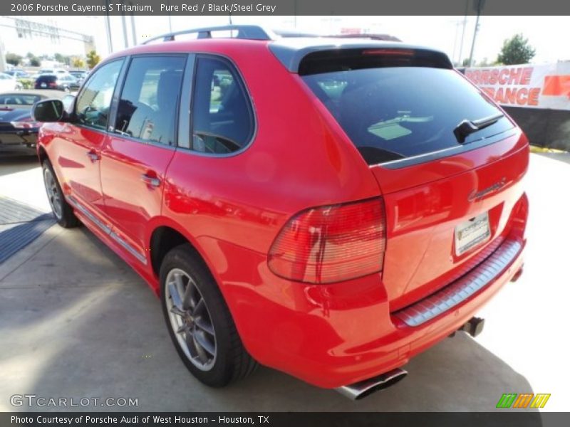 Pure Red / Black/Steel Grey 2006 Porsche Cayenne S Titanium
