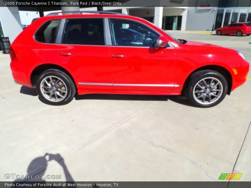 Pure Red / Black/Steel Grey 2006 Porsche Cayenne S Titanium