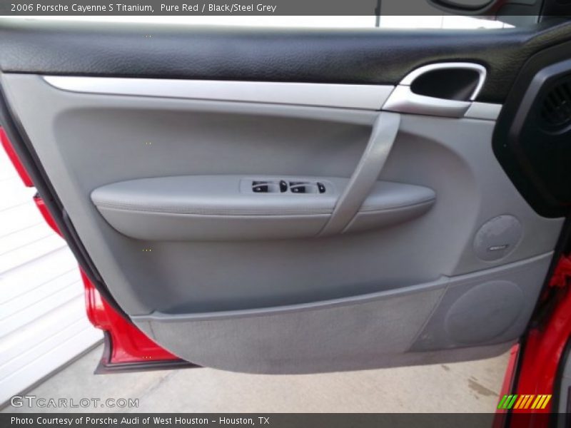 Pure Red / Black/Steel Grey 2006 Porsche Cayenne S Titanium