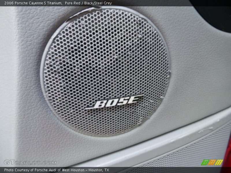 Pure Red / Black/Steel Grey 2006 Porsche Cayenne S Titanium
