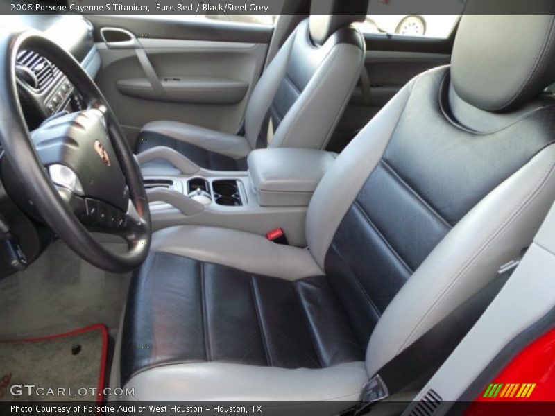 Pure Red / Black/Steel Grey 2006 Porsche Cayenne S Titanium