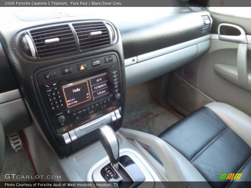 Pure Red / Black/Steel Grey 2006 Porsche Cayenne S Titanium