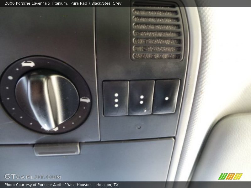 Pure Red / Black/Steel Grey 2006 Porsche Cayenne S Titanium
