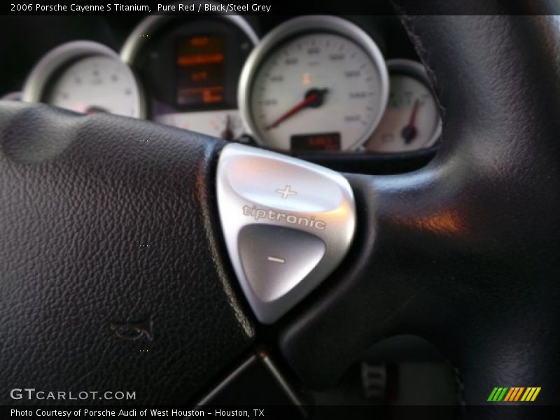 Pure Red / Black/Steel Grey 2006 Porsche Cayenne S Titanium