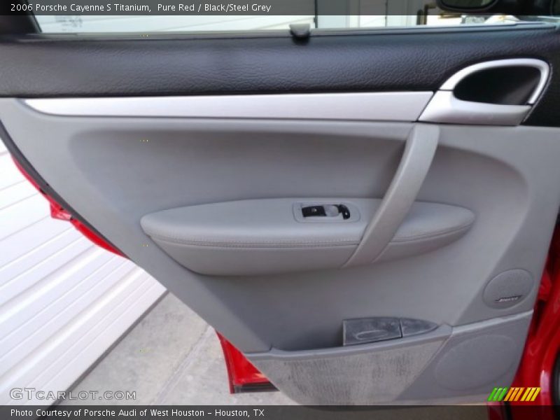 Pure Red / Black/Steel Grey 2006 Porsche Cayenne S Titanium