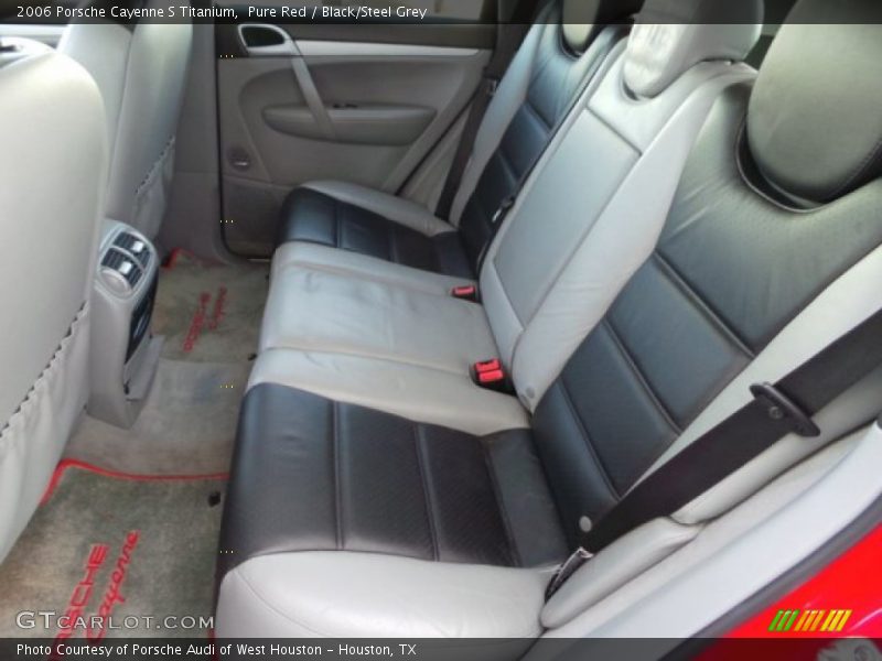 Pure Red / Black/Steel Grey 2006 Porsche Cayenne S Titanium