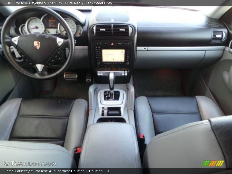 Pure Red / Black/Steel Grey 2006 Porsche Cayenne S Titanium