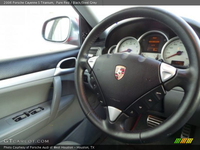 Pure Red / Black/Steel Grey 2006 Porsche Cayenne S Titanium