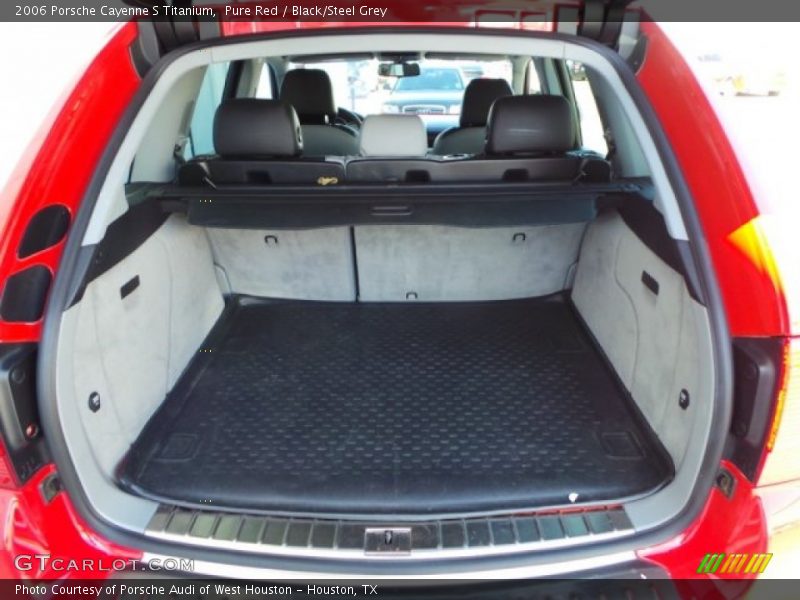 Pure Red / Black/Steel Grey 2006 Porsche Cayenne S Titanium