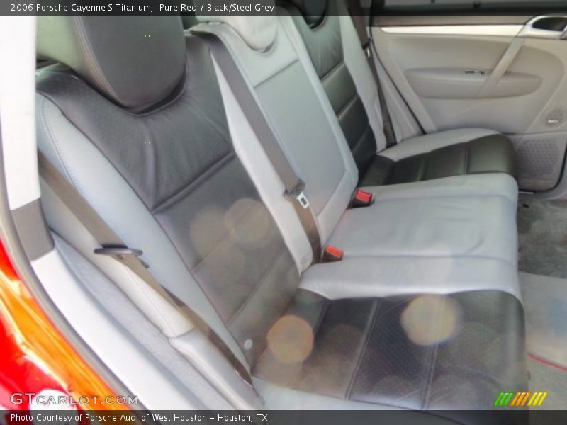 Pure Red / Black/Steel Grey 2006 Porsche Cayenne S Titanium