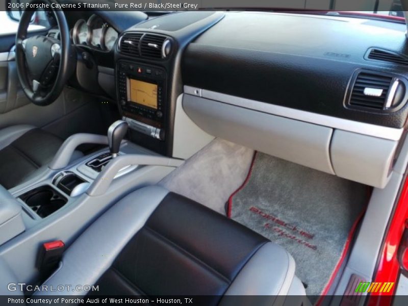 Pure Red / Black/Steel Grey 2006 Porsche Cayenne S Titanium