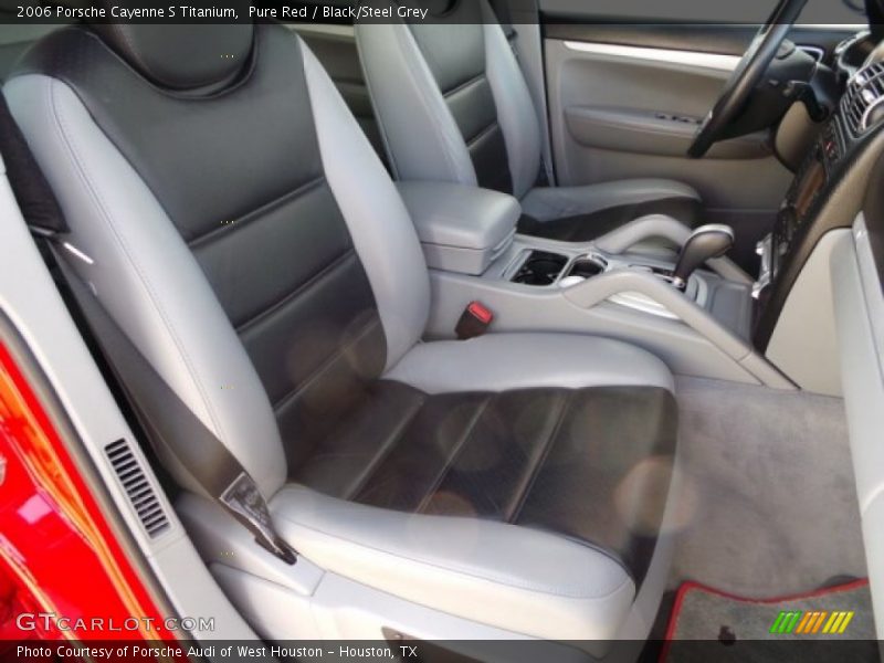 Pure Red / Black/Steel Grey 2006 Porsche Cayenne S Titanium