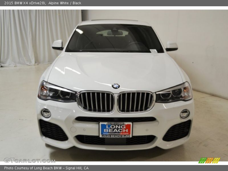 Alpine White / Black 2015 BMW X4 xDrive28i
