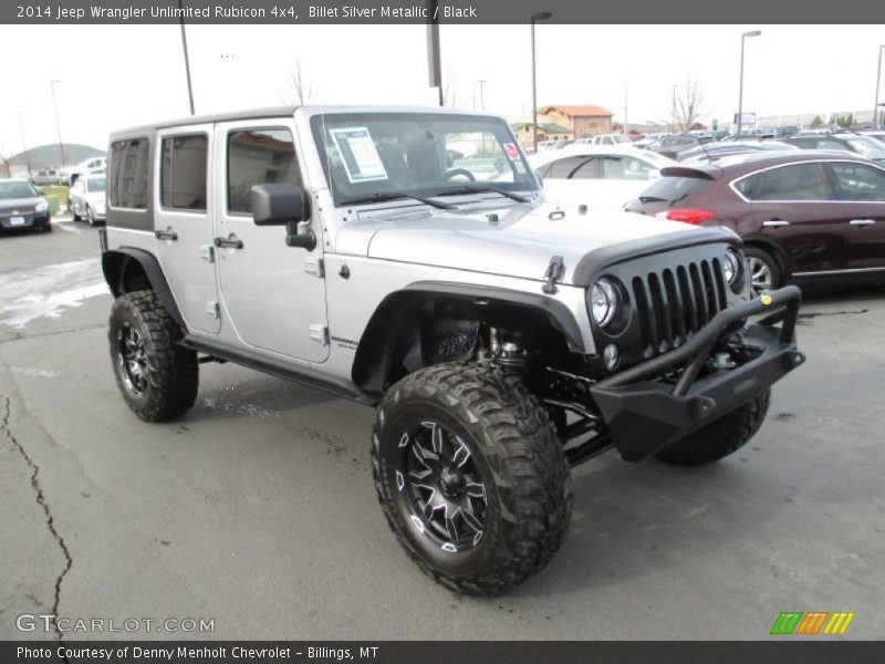 Billet Silver Metallic / Black 2014 Jeep Wrangler Unlimited Rubicon 4x4