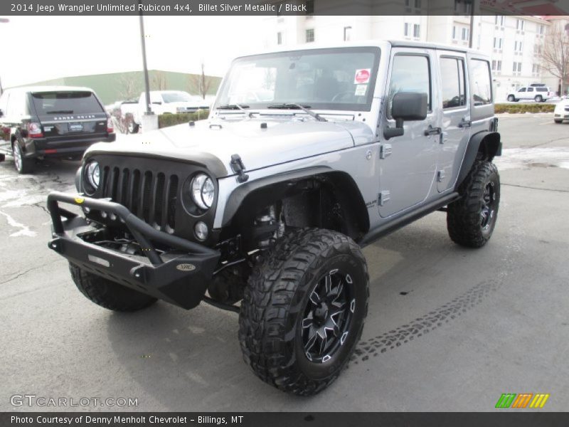 Billet Silver Metallic / Black 2014 Jeep Wrangler Unlimited Rubicon 4x4