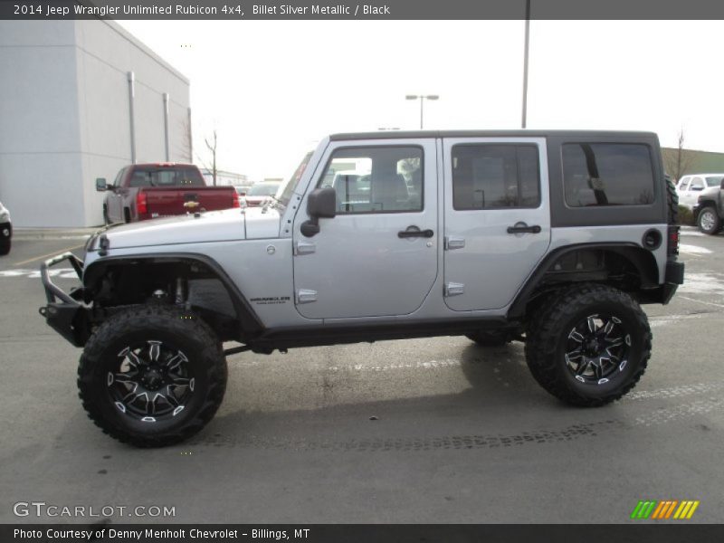 Billet Silver Metallic / Black 2014 Jeep Wrangler Unlimited Rubicon 4x4