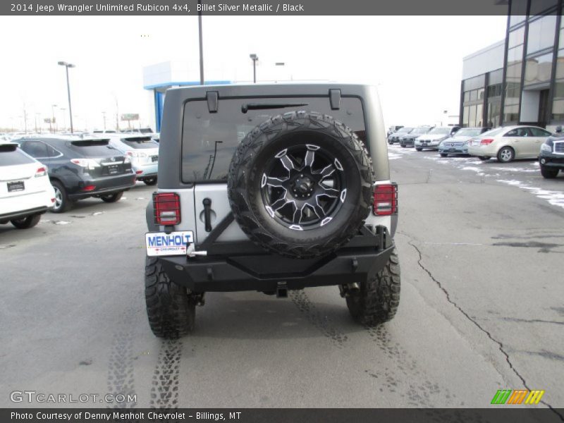 Billet Silver Metallic / Black 2014 Jeep Wrangler Unlimited Rubicon 4x4