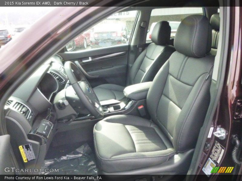 Front Seat of 2015 Sorento EX AWD